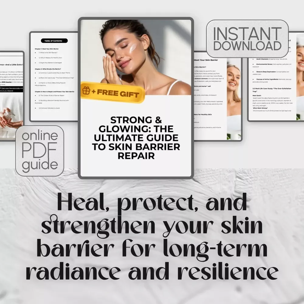 Strong & Glowing: The Ultimate Guide to Skin Barrier Repair | Digital Skincare Guide for Healthy, Radiant Skin | Skin Barrier Repair eBook & Routine Tips