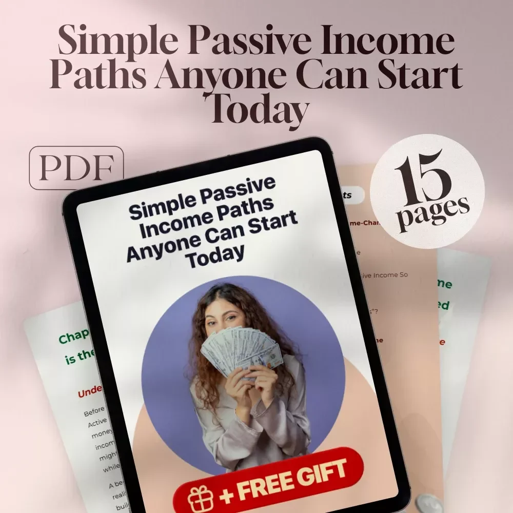Simple Passive Income Paths Anyone Can Start Today | Best Passive Income Streams for Beginners | Digital Guide to Financial Freedom