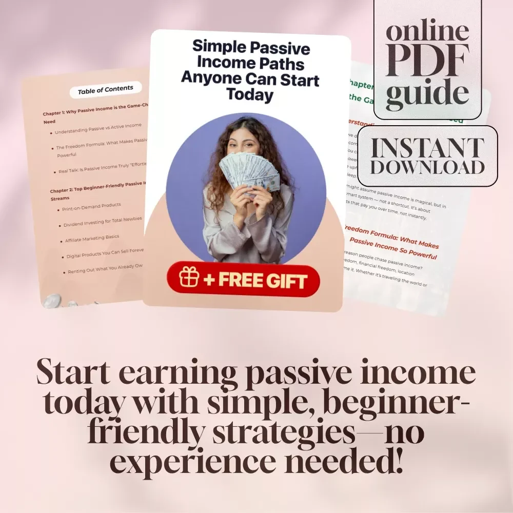 Simple Passive Income Paths Anyone Can Start Today | Best Passive Income Streams for Beginners | Digital Guide to Financial Freedom