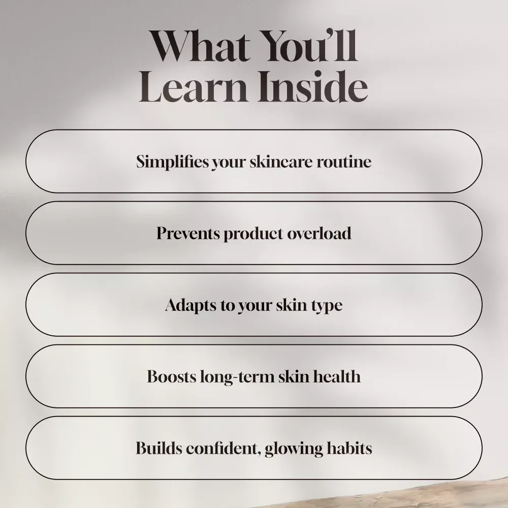 Glow in the Flow: A Beginner’s Guide to Skin Cycling | Skin Cycling Digital Guide | Skincare Routine for Beginners | eBook PDF Download