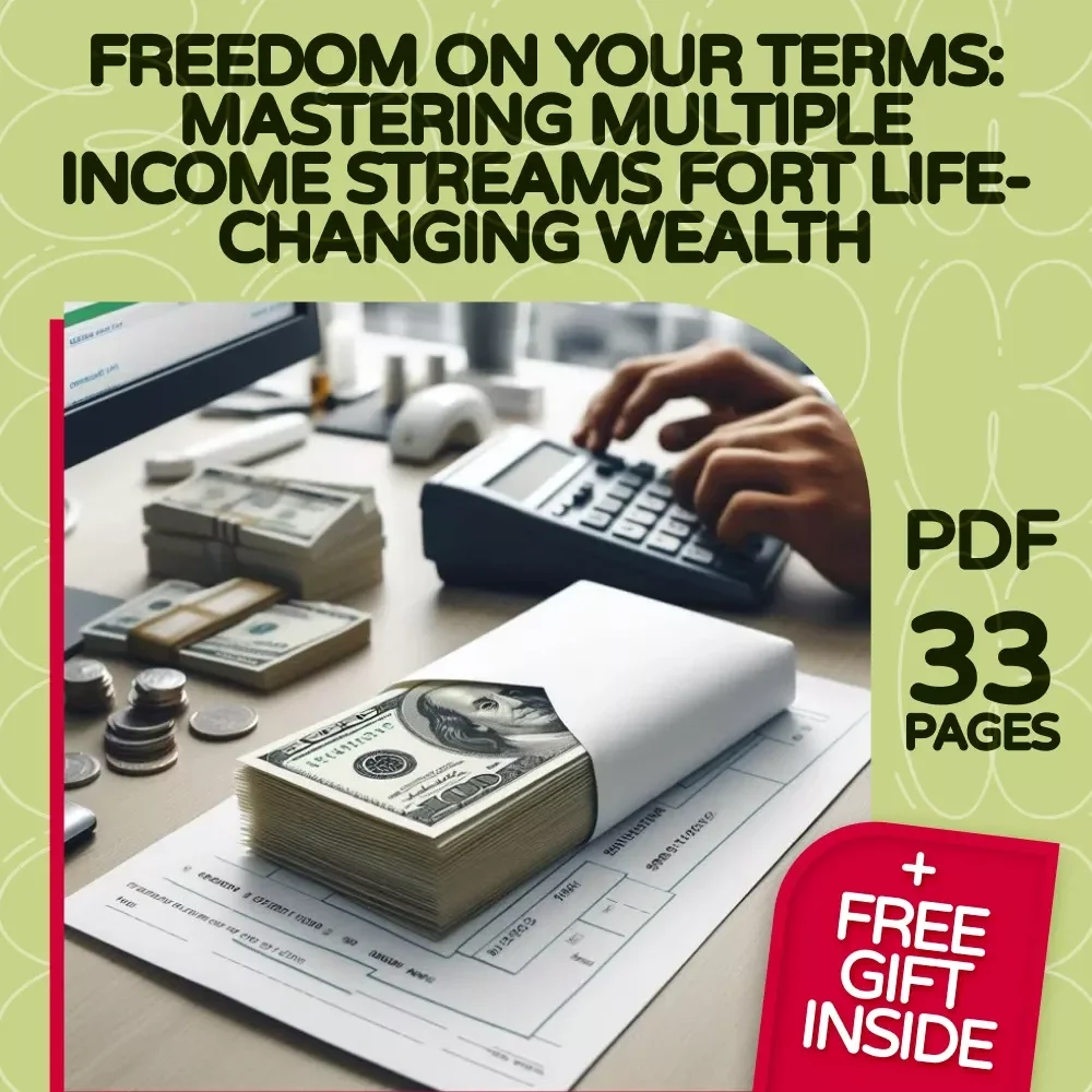 Freedom on Your Terms: Mastering Multiple Income Streams fort Life-Changing Wealth | eBook Guide to Building Multiple Income Streams for Financial Freedom