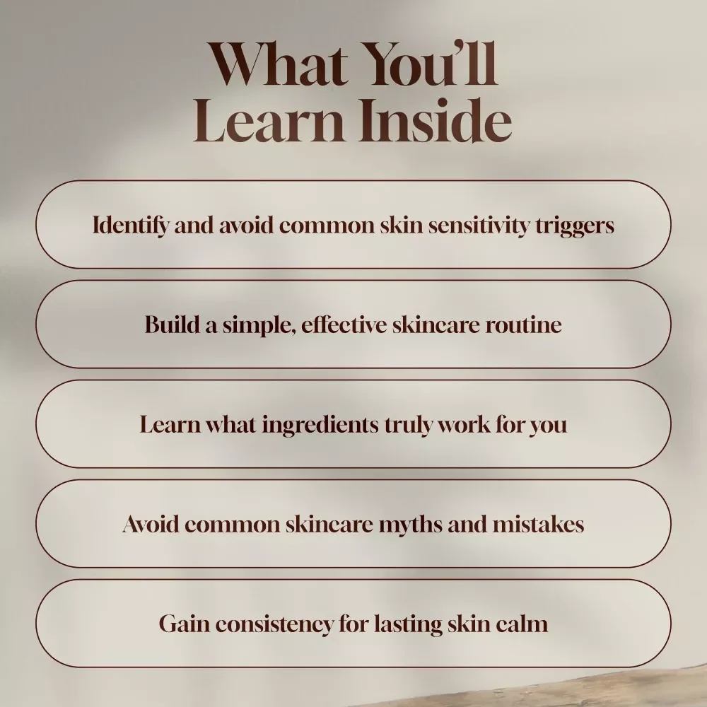 Soothe & Glow: The Skincare Guide for Sensitive Skin | Best Skincare for Sensitive Skin eBook, Digital Download Guide, Skin Routine Checklist