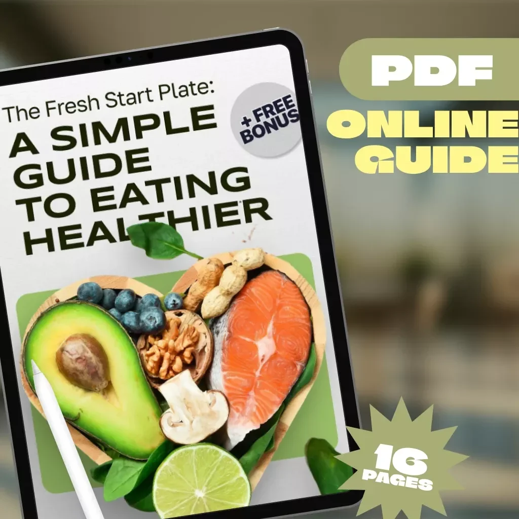 The Fresh Start Plate: A Simple Guide to Eating Healthier | Digital Download | How to Start Eating More Healthy | Nutrition & Meal Planning PDF