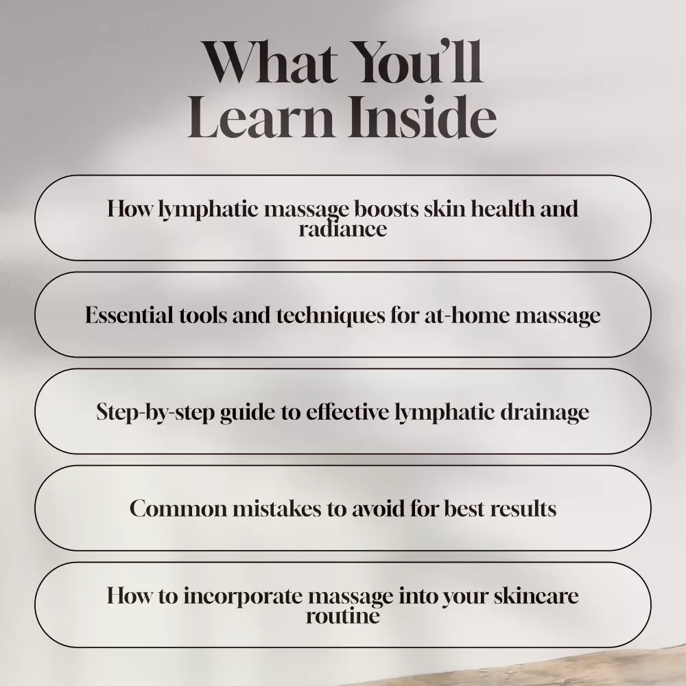 Glow from Within: The Beginner’s Guide to Lymphatic Facial Massage – Boost Your Skin Health Naturally