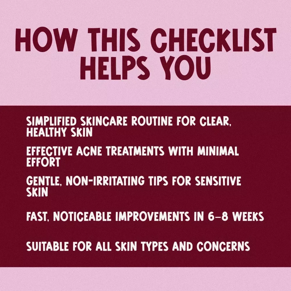 The Ultimate Clear Skin Routine Checklist – Best Skincare Routine for Pimples
