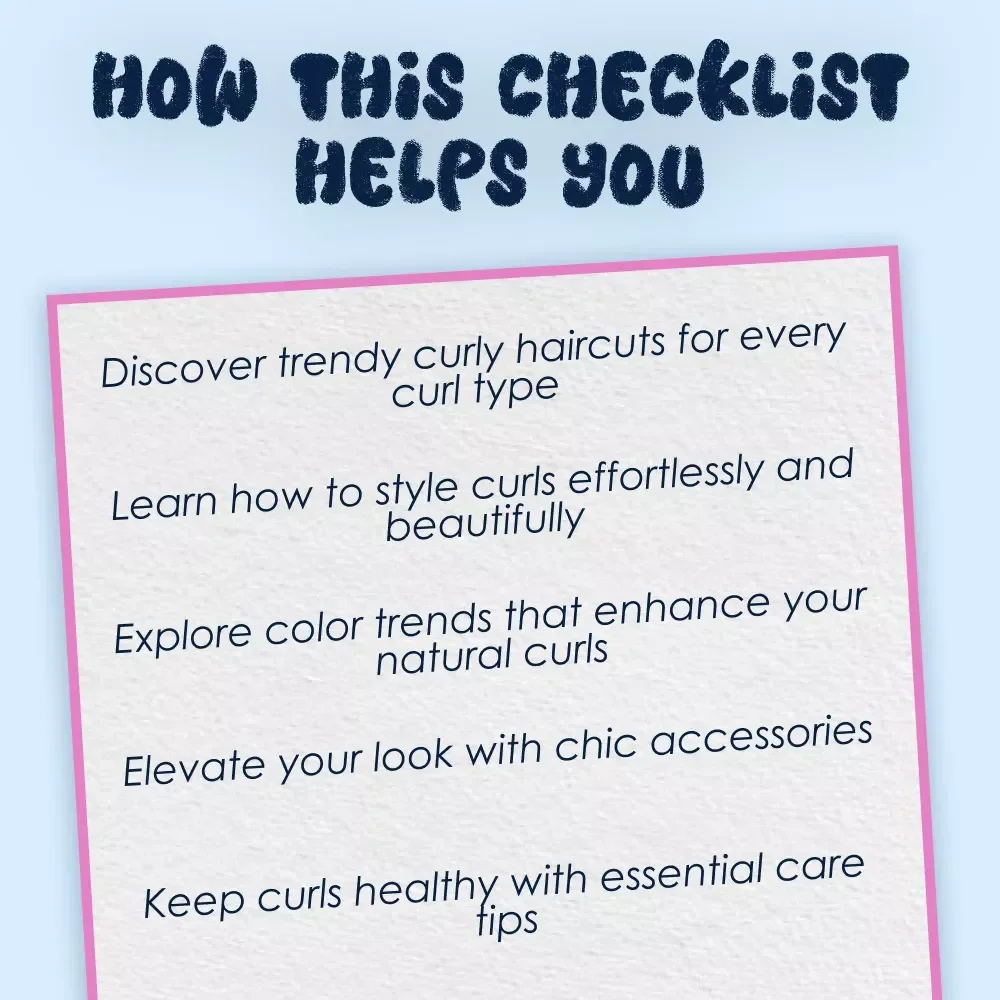 Ultimate Curly Hair Trends Checklist (2025) - Curly Haircuts, Styles, and Care Tips for Your Best Curls Yet!