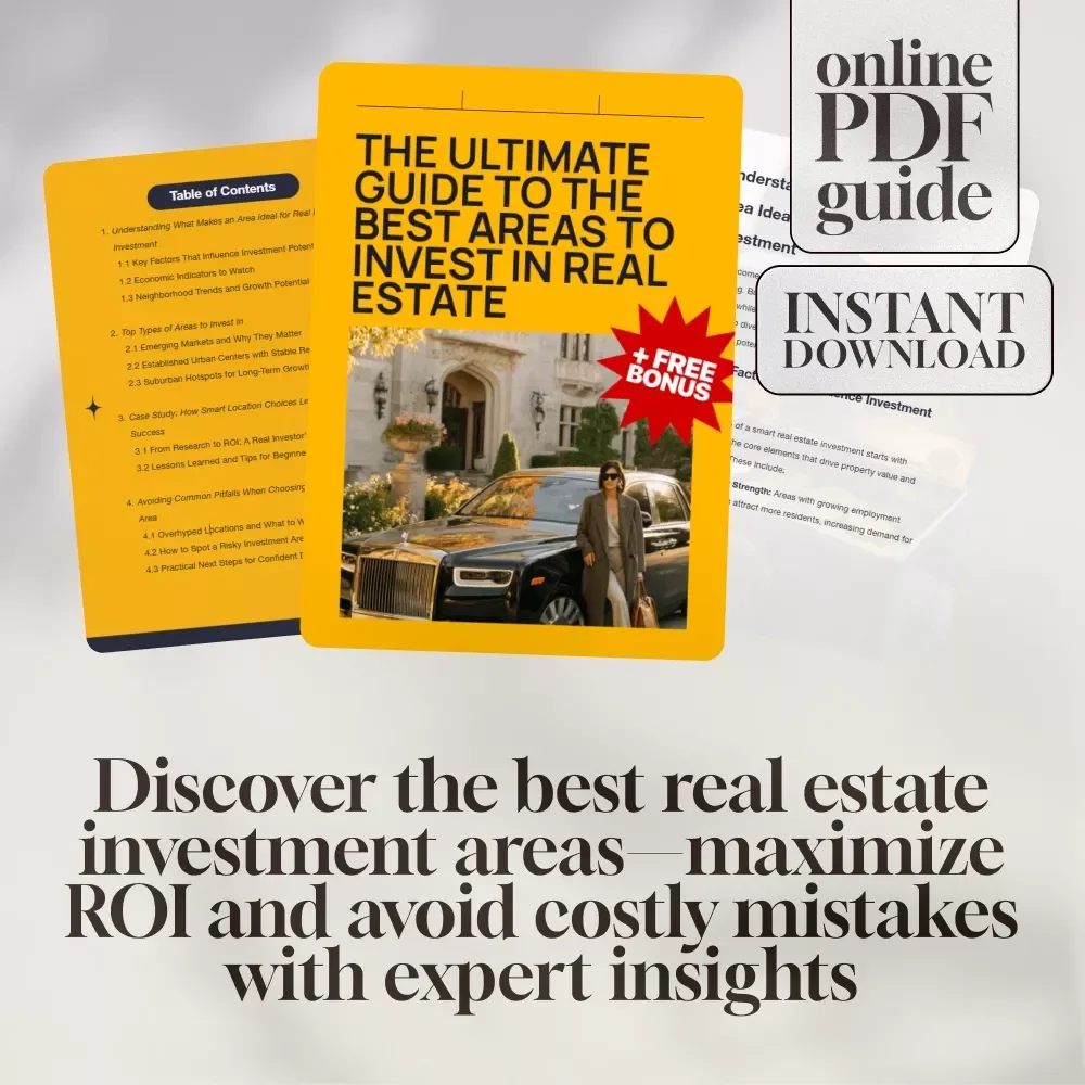 The Ultimate Guide to the Best Areas to Invest in Real Estate – Digital Download for Investors, eBook on Top Markets & Hotspots