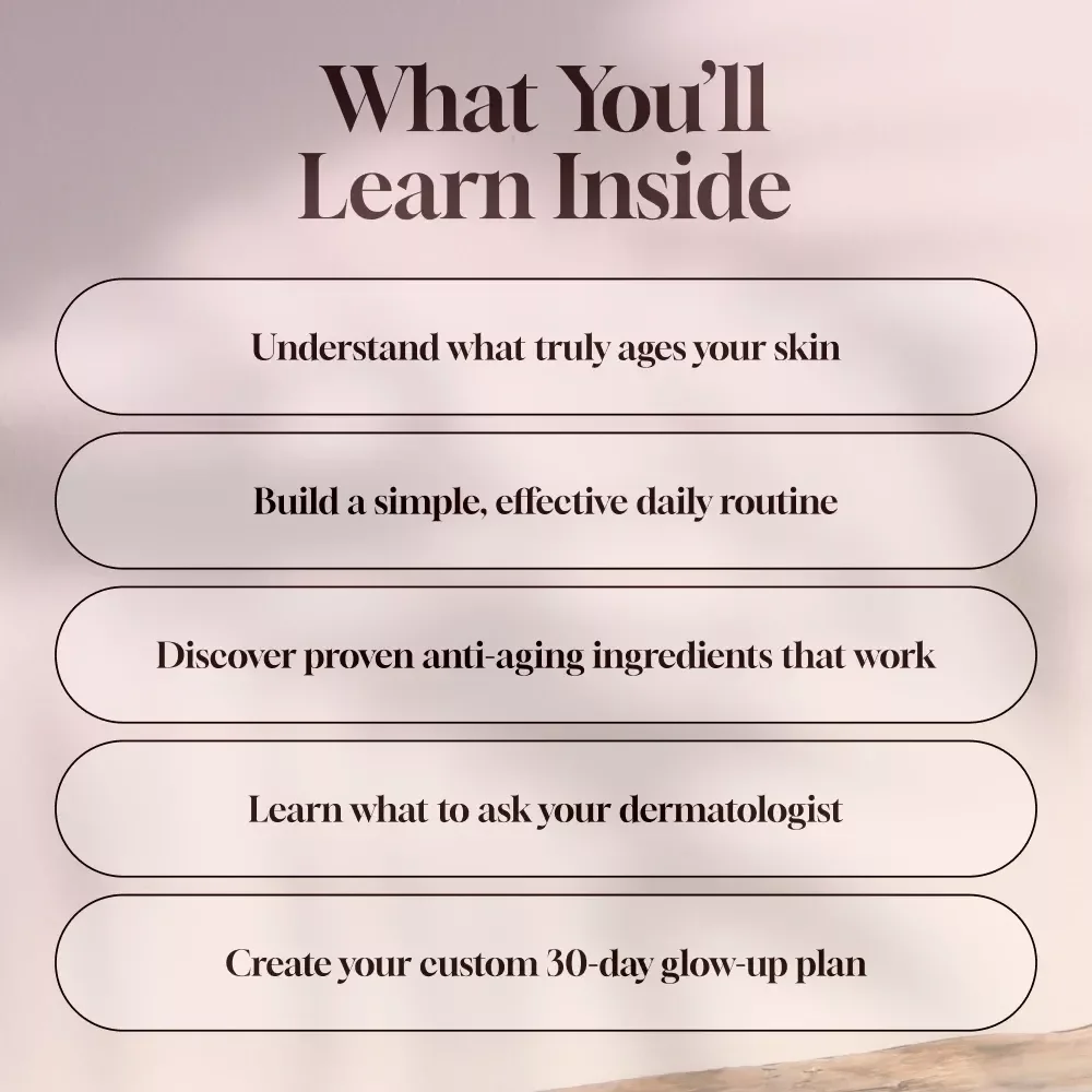 Ageless Glow: A Simple Guide to Skincare for Timeless Skin | Anti Aging Skincare eBook | Digital Skincare Guide for Women 30+