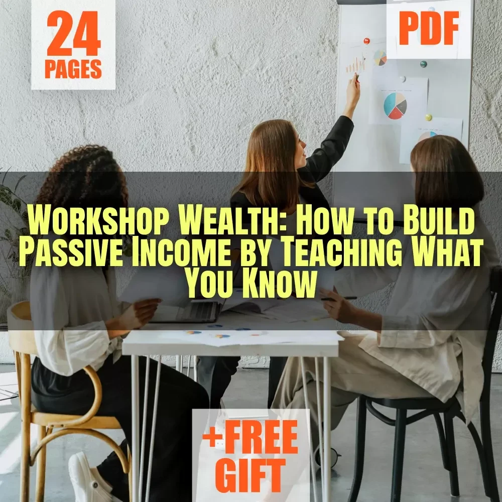 Workshop Wealth: How to Build Passive Income by Teaching What You Know – Passive Income Guide eBook for Workshops, Digital Download, Teach Online for Income