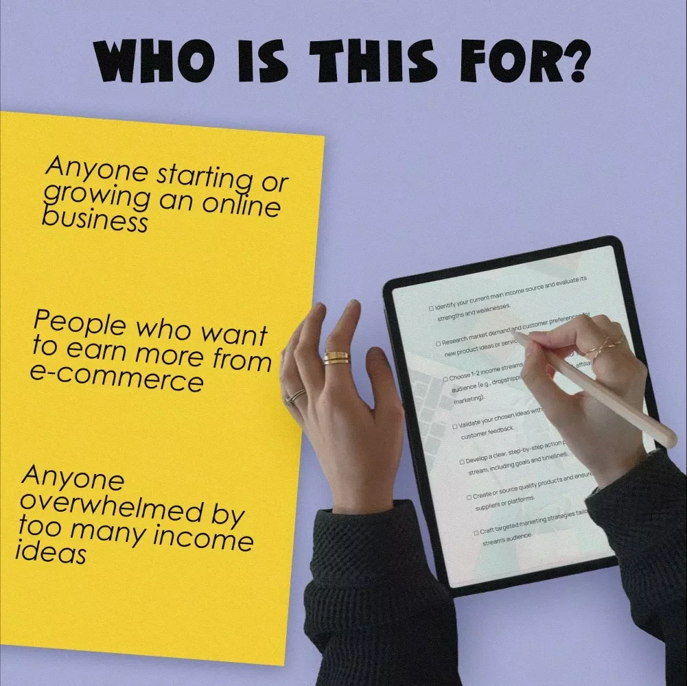 Your Ultimate E-commerce Income Multiplier Checklist | Digital Download for E-commerce Multiple Income Ideas, Guide to Boost Online Sales