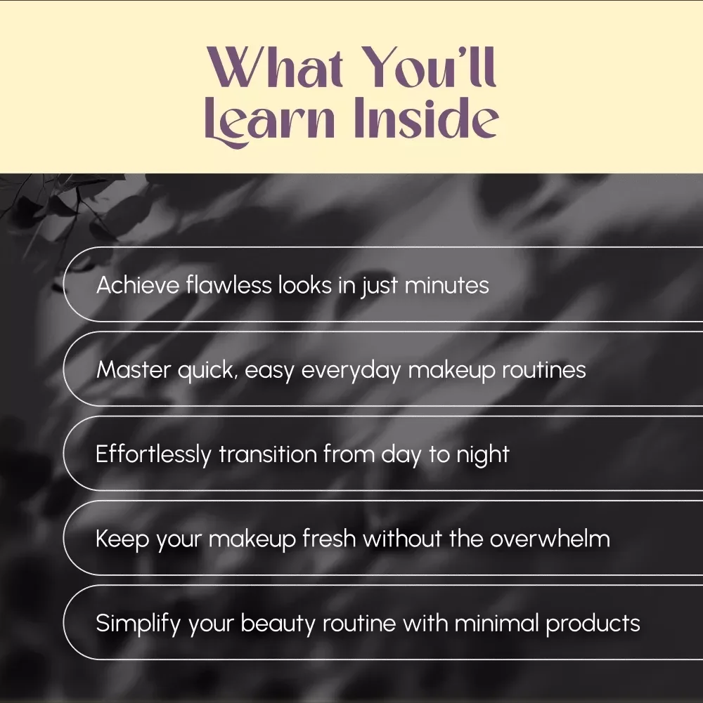 A Simple Guide to Easy Makeup Ideas: Effortless Everyday Looks for Busy Lives