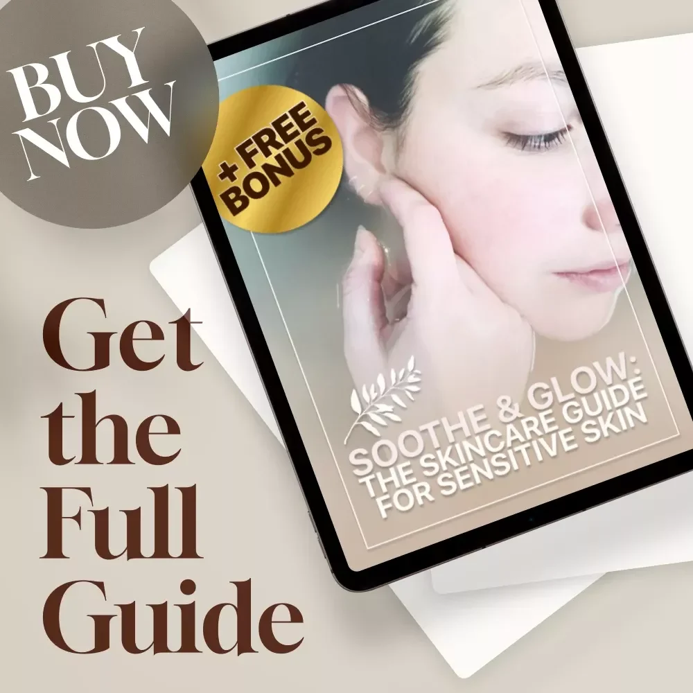 Soothe & Glow: The Skincare Guide for Sensitive Skin | Best Skincare for Sensitive Skin eBook, Digital Download Guide, Skin Routine Checklist