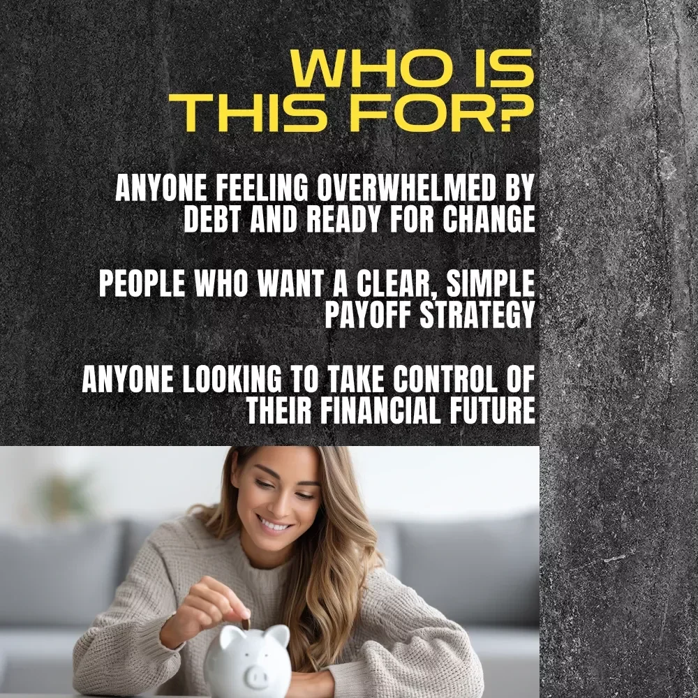The Debt-Free Checklist: Your Roadmap to Financial Freedom! | Printable How to Pay Off Your Debt Guide | Budget Planner | Debt Payoff Digital Download