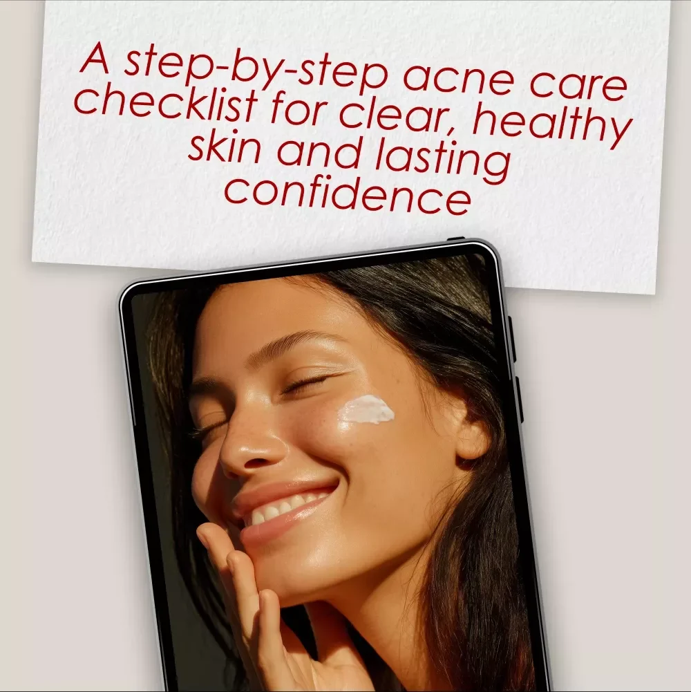 The Acne Attack Plan: Your Clear-Skin Checklist | Printable Skincare Routine for Acne | Digital Download Guide