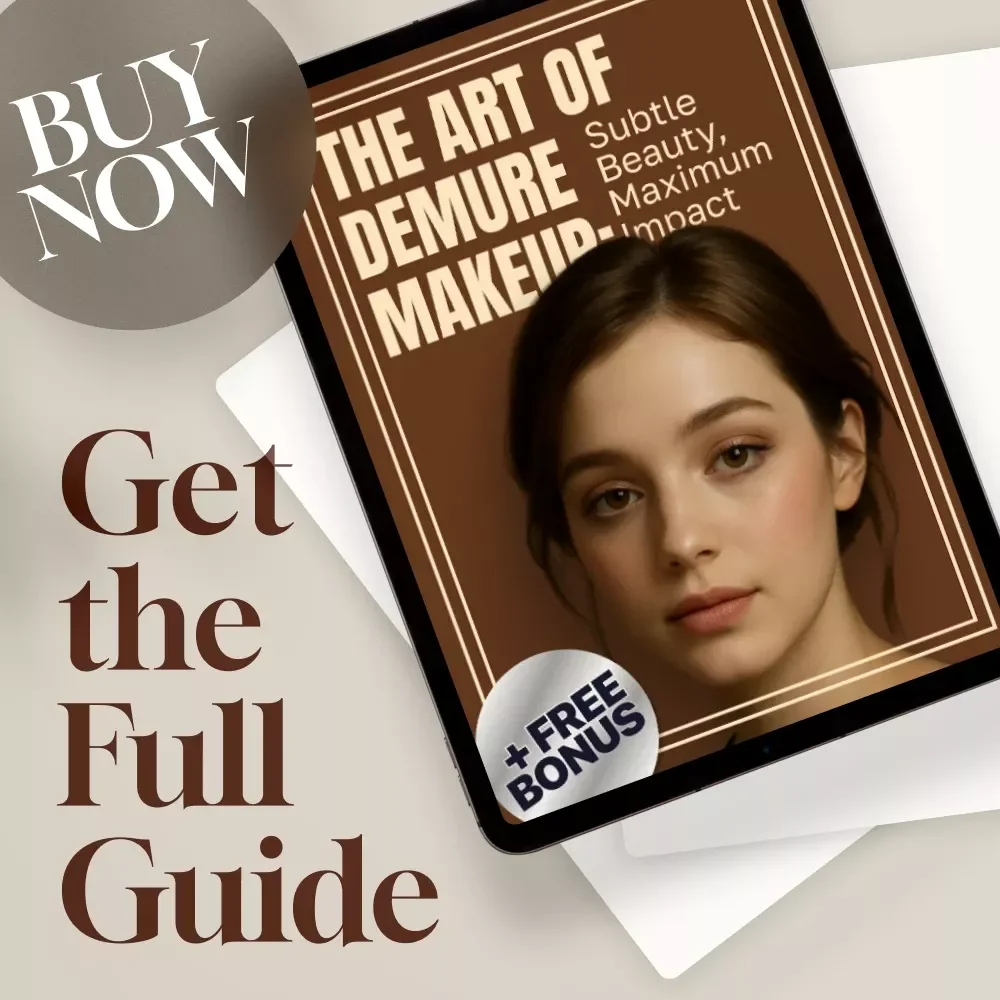 The Art of Demure Makeup: Subtle Beauty, Maximum Impact | Minimalist Makeup Guide | Digital Download eBook for Natural, Soft Glam Look