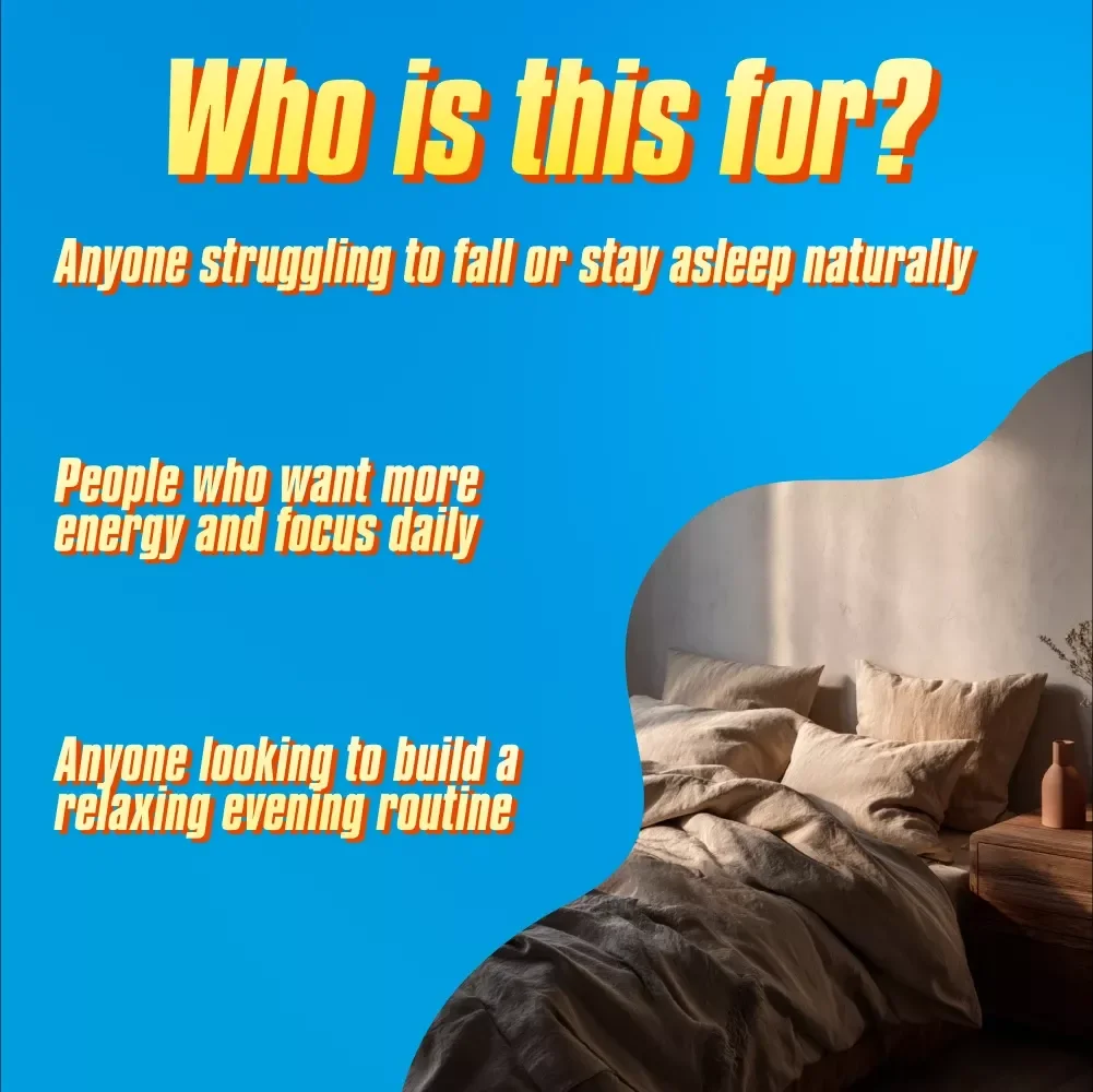 How To Get Natural Rest Like A Pro Every Night | Checklist for How to Get Good Sleep Naturally | Digital Download Wellness Guide