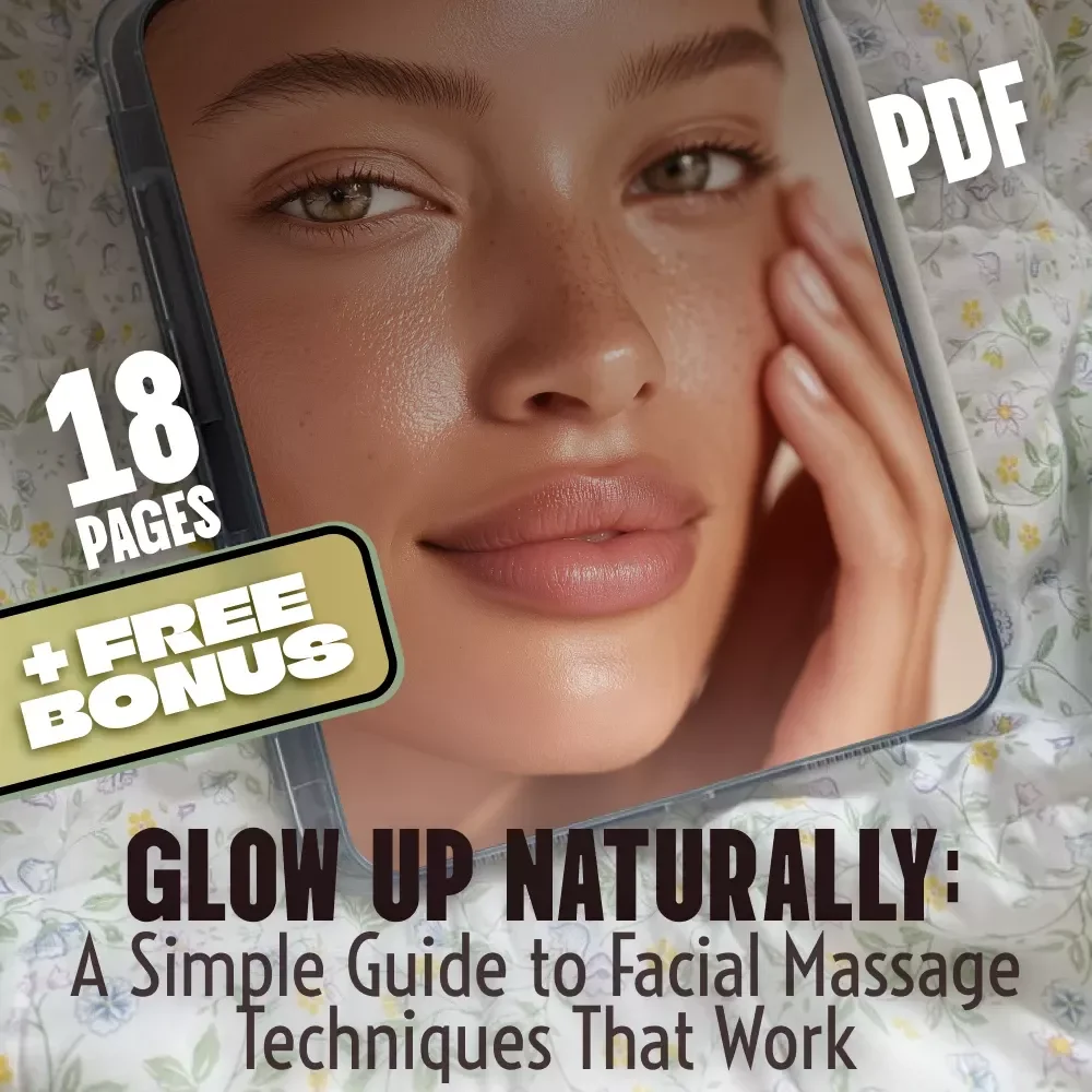 Glow Up Naturally: A Simple Guide to Facial Massage Techniques That Work | eBook & Printable Guide for Radiant Skin, Self-Care & Relaxation | Learn Methods of Facial Massage at Home