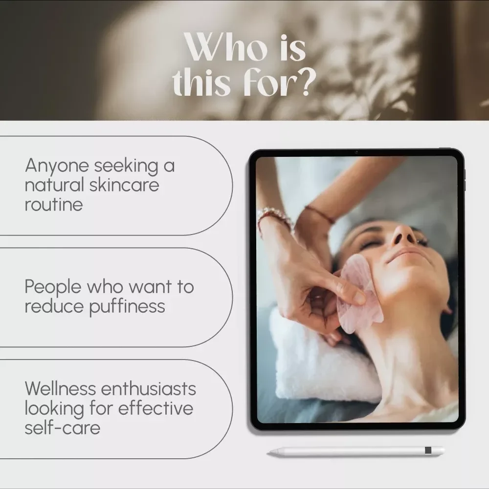 Glow & Flow: Your Easy Guide to Gua Sha Lymphatic Drainage - A Step-by-Step Digital Guide for Radiant Skin