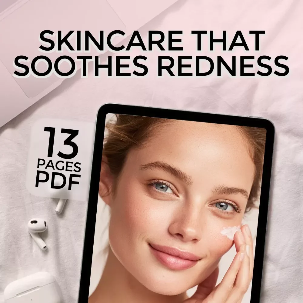 Skincare That Soothes Redness | Best Skincare for Red Skin Guide | Digital Download eBook