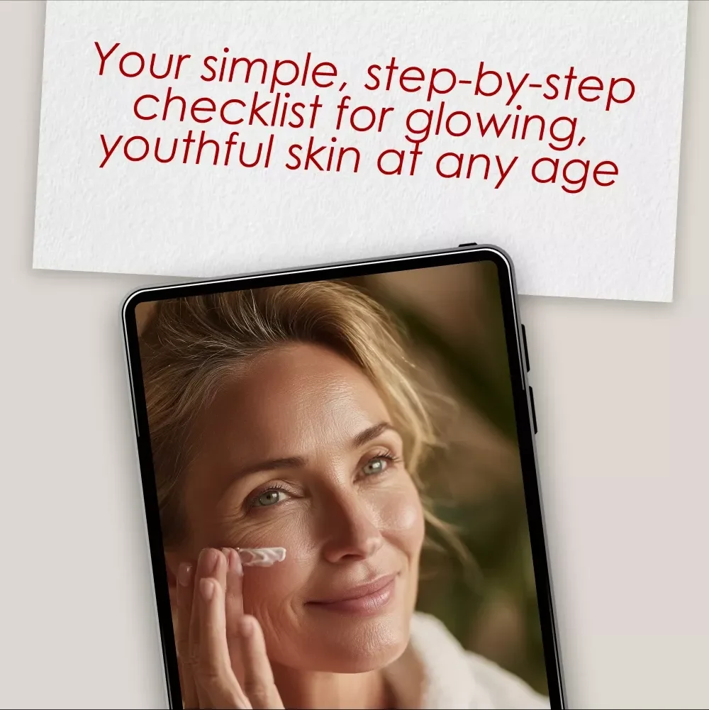 Ageless Glow-Up Checklist | Printable Skincare Routine for Radiant Aging Skin | Digital Download Guide for Best Skincare for Aging Skin