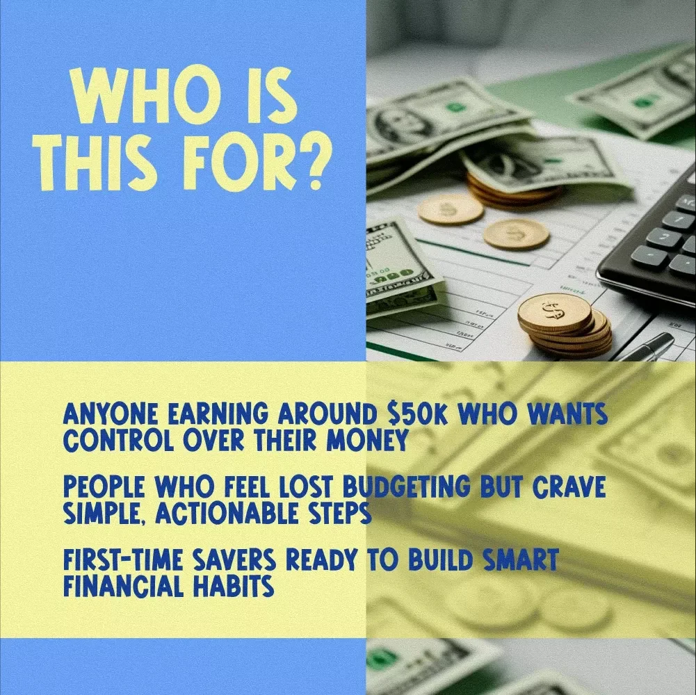 The $50K Salary Budgeting Checklist – How to Budget a 50K Salary – Instant Digital Download – Personal Finance Planner – Money Management Tool