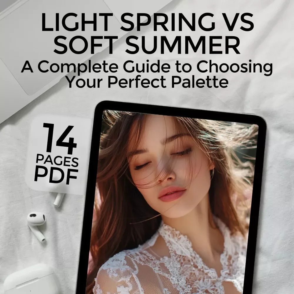 Light Spring vs Soft Summer: A Complete Guide to Choosing Your Perfect Palette – Seasonal Color Analysis eBook | Light Spring vs Soft Summer Digital Download