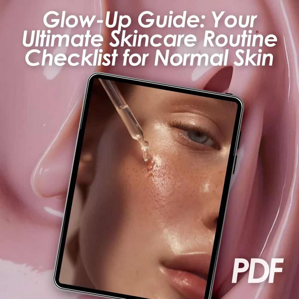 Glow-Up Guide: Your Ultimate Skincare Routine Checklist for Normal Skin – Simple & Effective Skincare Routine for Healthy, Glowing Skin