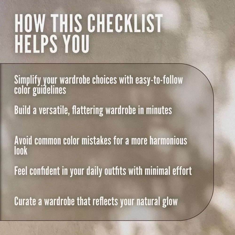 The Light Spring Style Checklist - Your Ultimate Guide to Effortless, Radiant Fashion