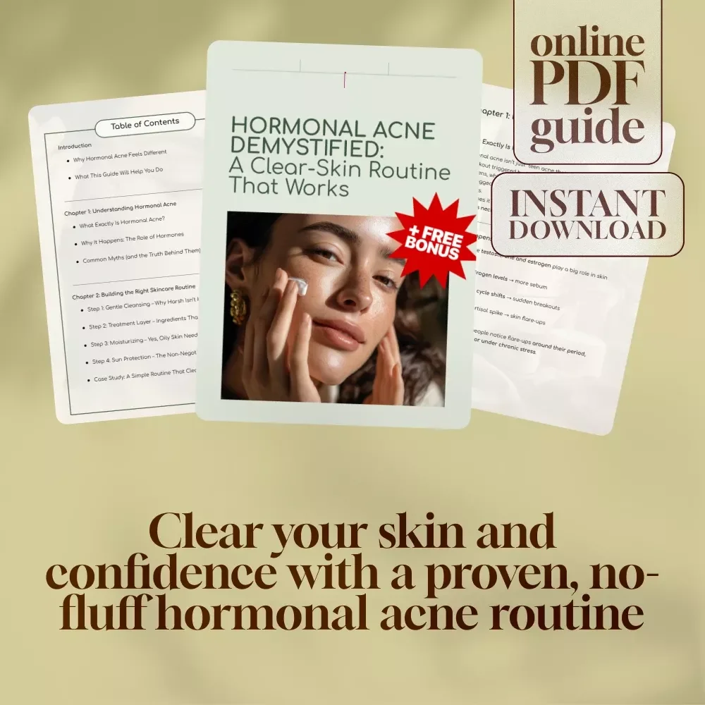 Hormonal Acne Demystified: A Clear-Skin Routine That Works | Hormonal Acne Skincare Routine Guide eBook PDF Download