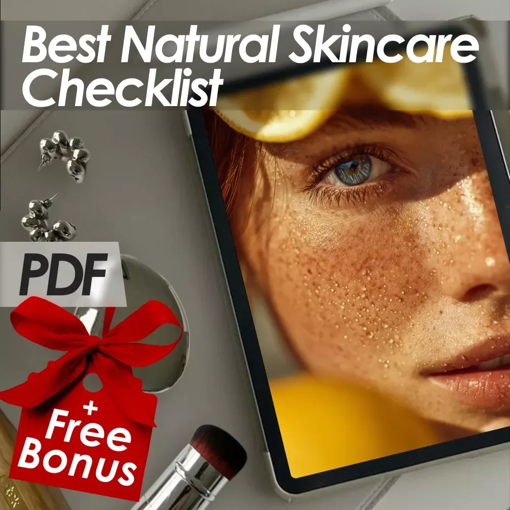 Best Natural Skincare Checklist | Skincare Guide for Glowing Skin | Natural Beauty Routine PDF | Clean Beauty Checklist Download
