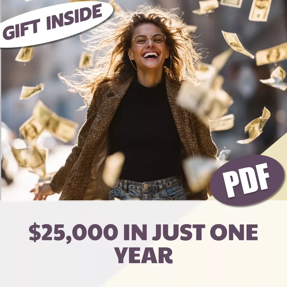 A Step-by-Step Guide to Saving $25,000 in Just One Year | How to Save $25000 in a Year Digital Guide, Budget Planner eBook, Personal Finance Download