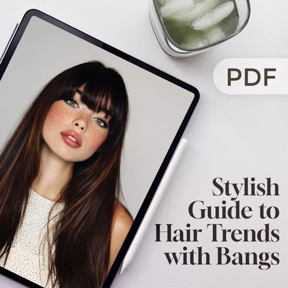 A Stylish Guide to Hair Trends with Bangs – Digital Download eBook for Modern Hair Inspiration, Styling & Fringe Fashion Tips