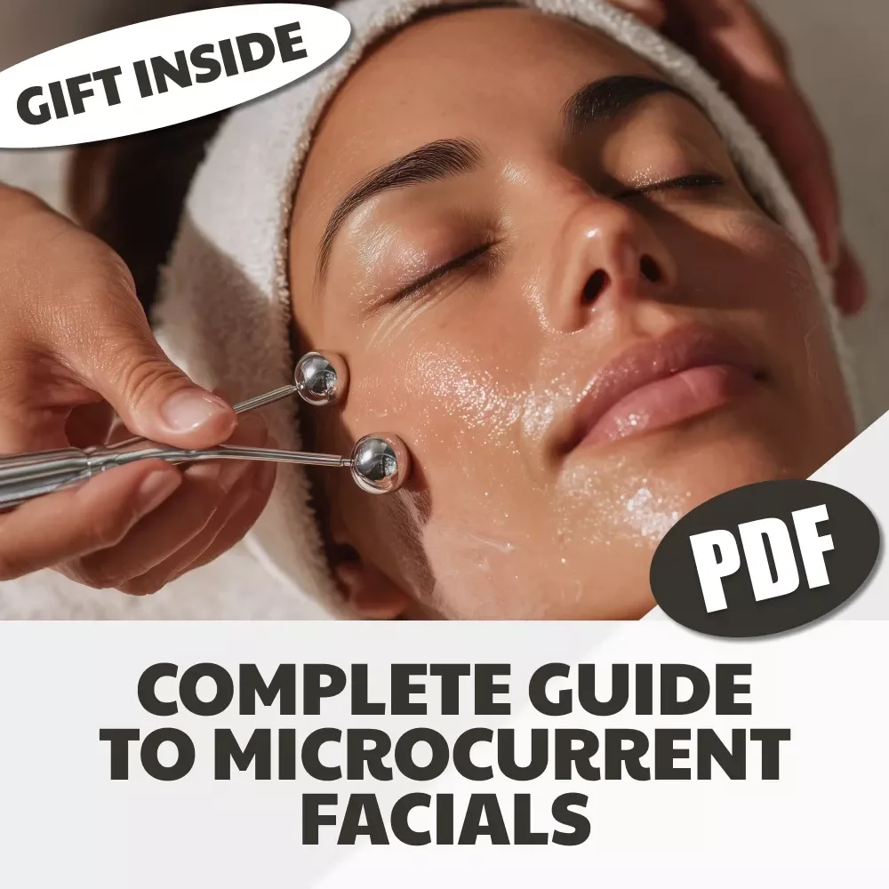 Glow with the Flow: The Complete Guide to Microcurrent Facials | Digital Skincare Guide | Microcurrent Facial Benefits eBook for Glowing Skin