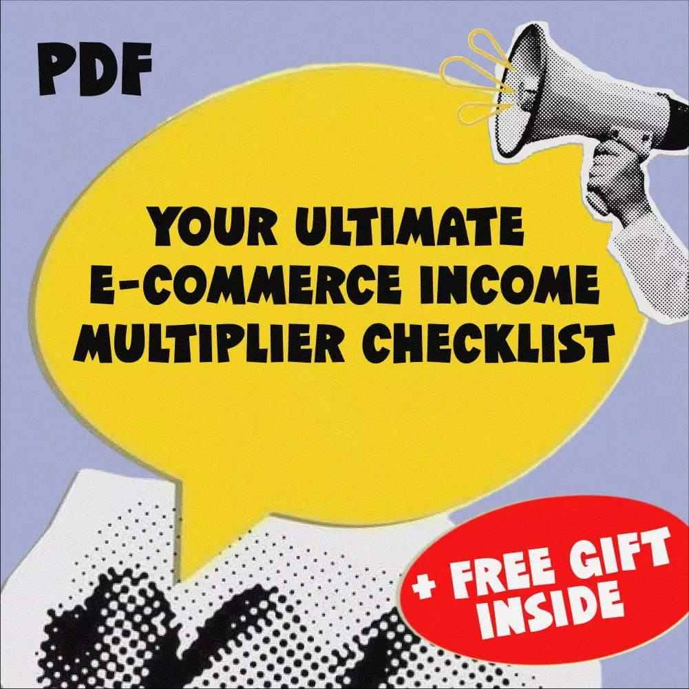 Your Ultimate E-commerce Income Multiplier Checklist | Digital Download for E-commerce Multiple Income Ideas, Guide to Boost Online Sales