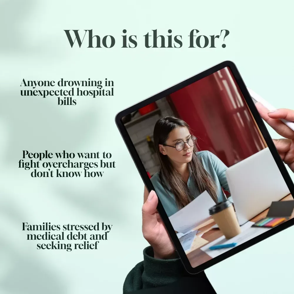 Your Step-by-Step Guide to Breaking Free from Hospital Bills – How to Get Out of Hospital Bills – Digital Download eBook