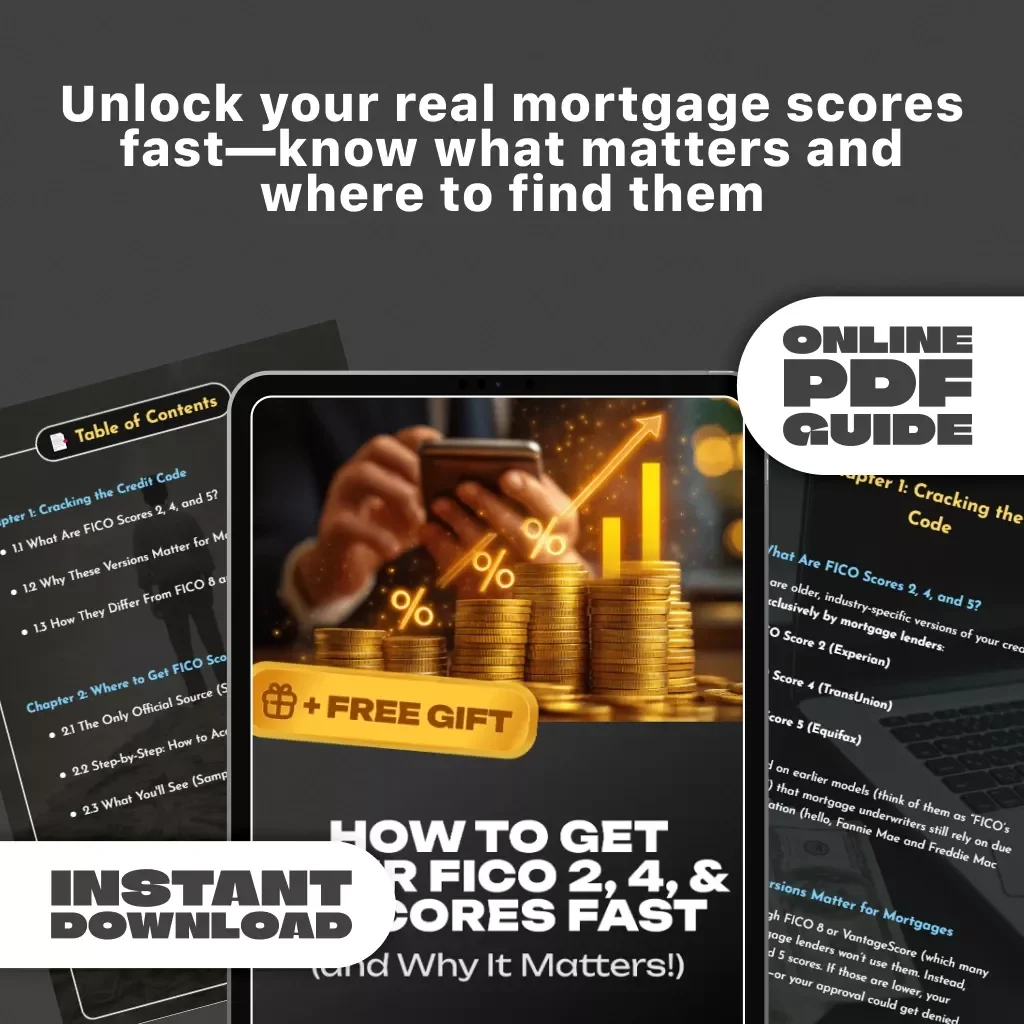 How to Get Your FICO 2, 4, & 5 Scores Fast (and Why It Matters!) | Mortgage Credit Score Guide | How to Get FICO Score 2 4 5 Explained