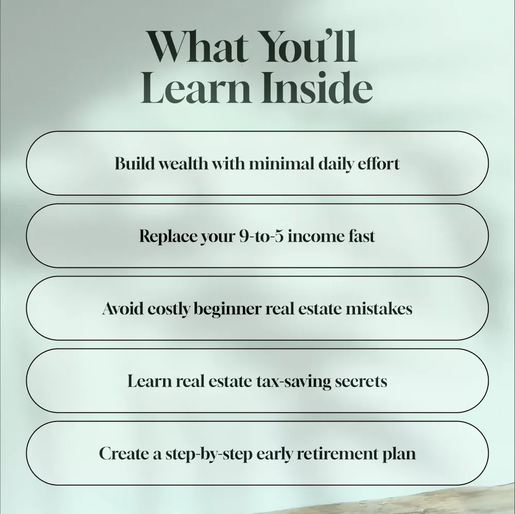 Retire Early the Smart Way eBook | How to Retire Early Through Real Estate Investing Guide | FIRE Movement Digital Download
