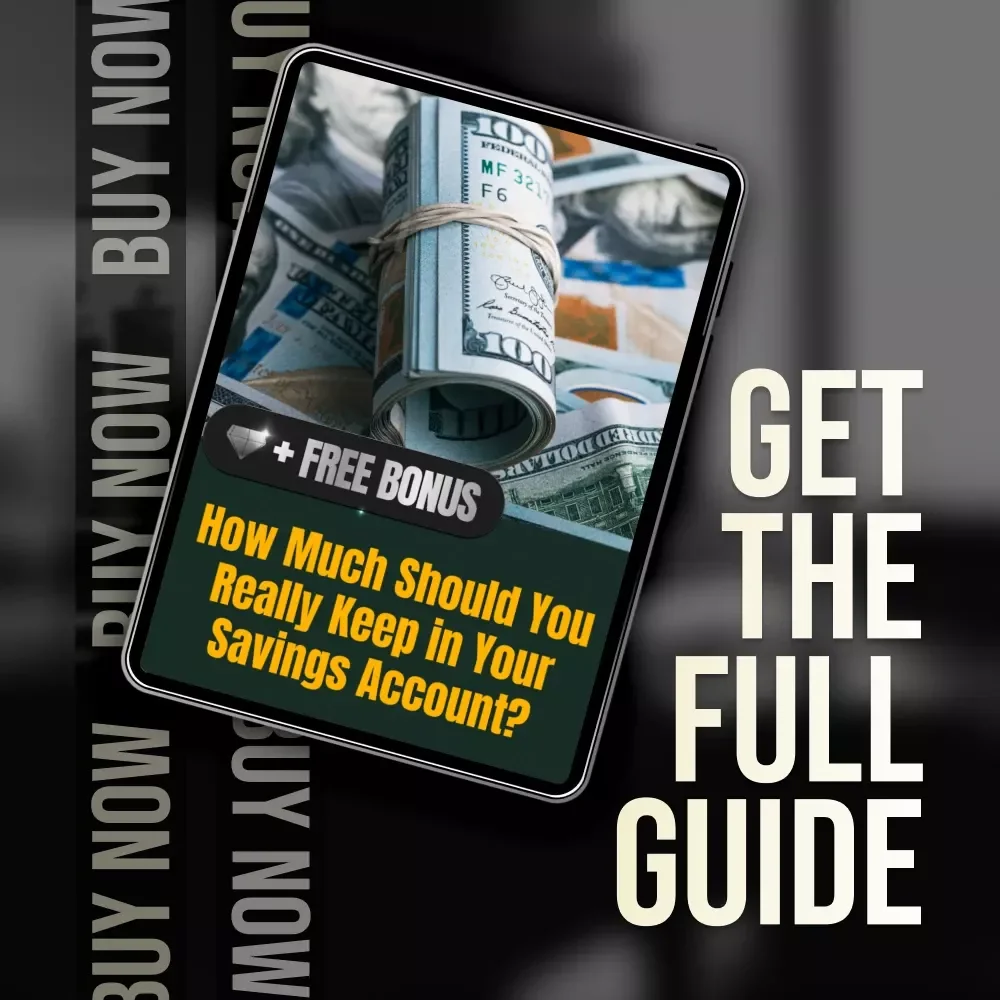 How Much Should You Really Keep in Your Savings Account | Personal Finance Guide | How Much to Have in Savings Account eBook | Instant Download