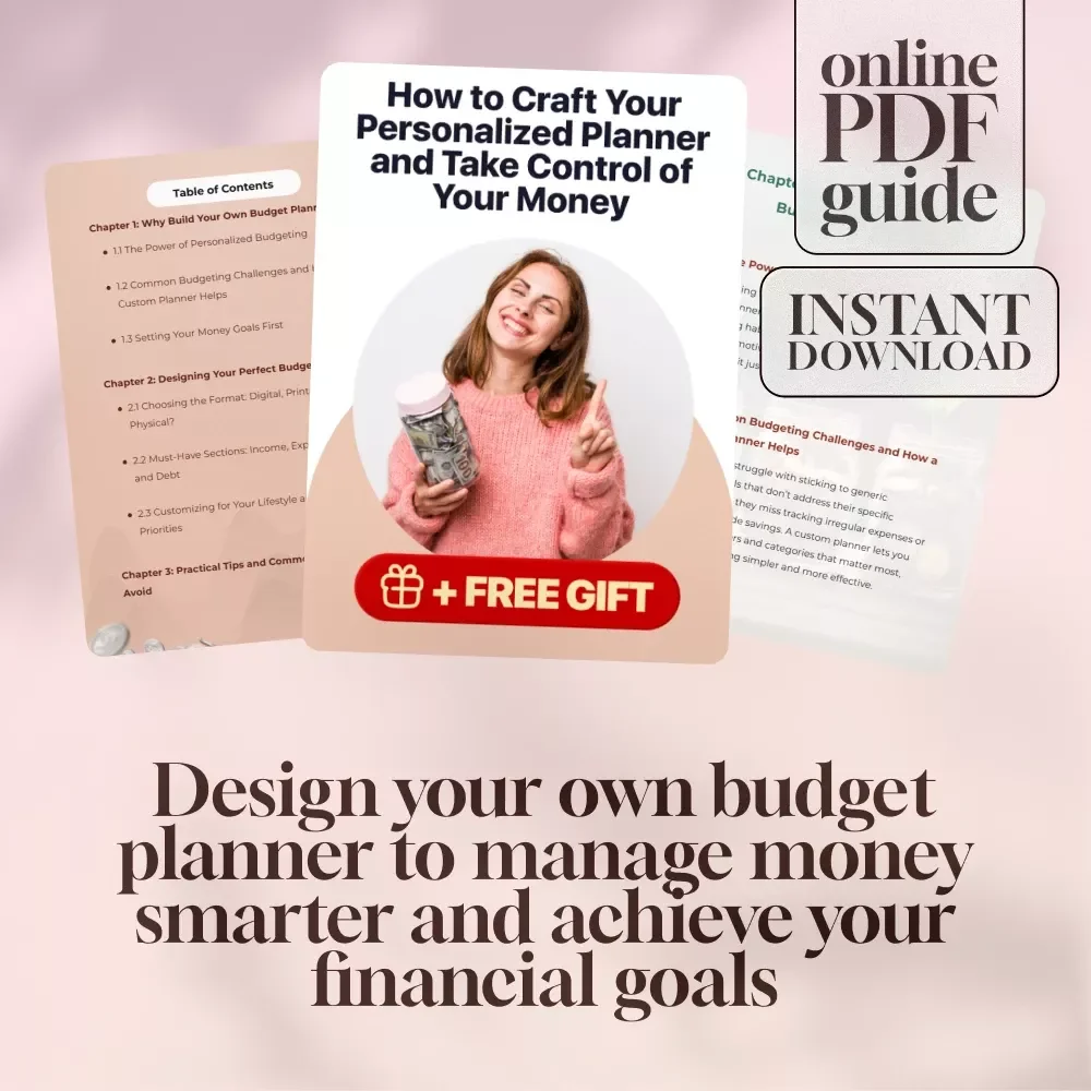 How to Craft Your Personalized Planner and Take Control of Your Money | Budget Planner Guide | Digital Download | How to Make My Own Budget Planner