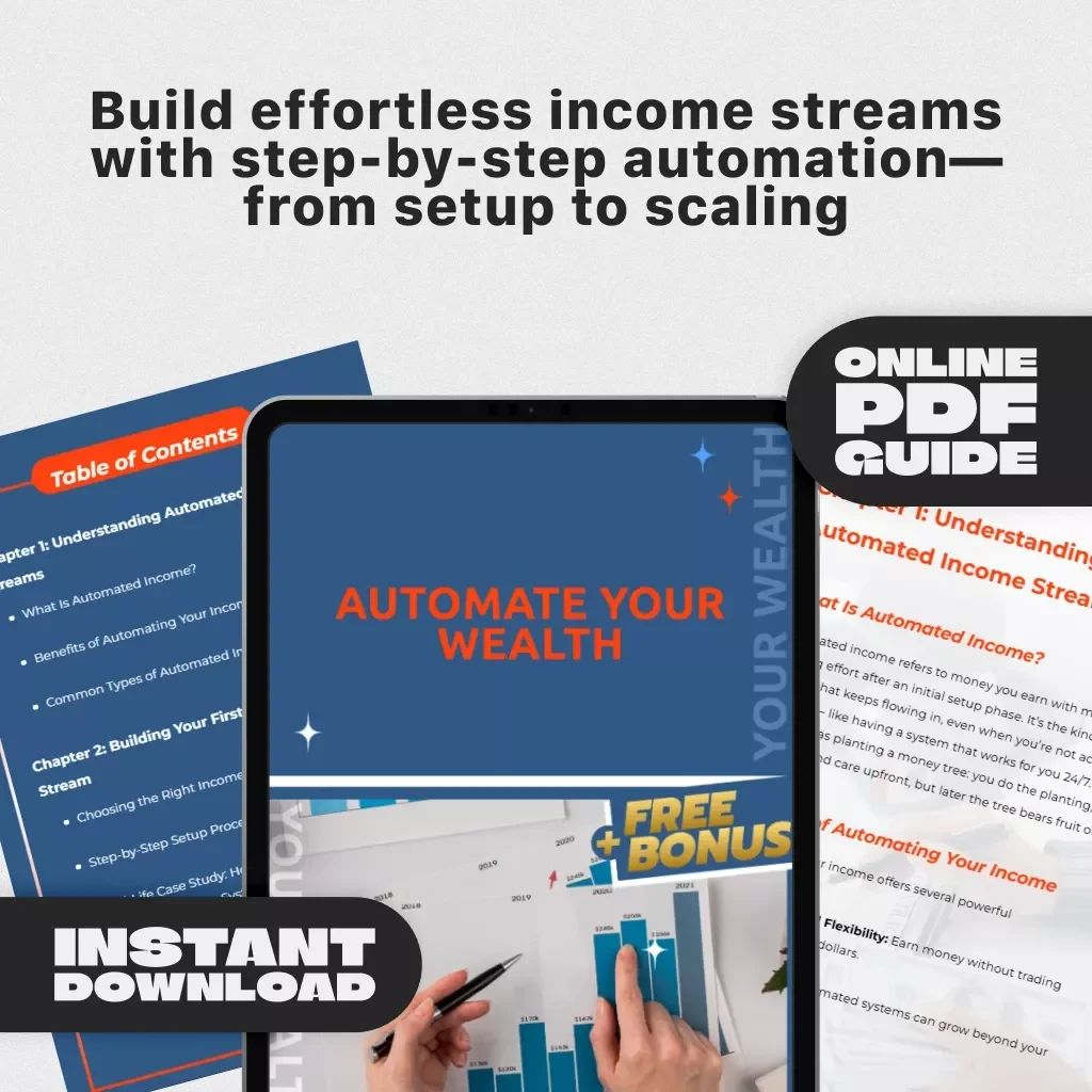 Automate Your Wealth | The Ultimate Guide to Automating Income Streams for Passive Earnings