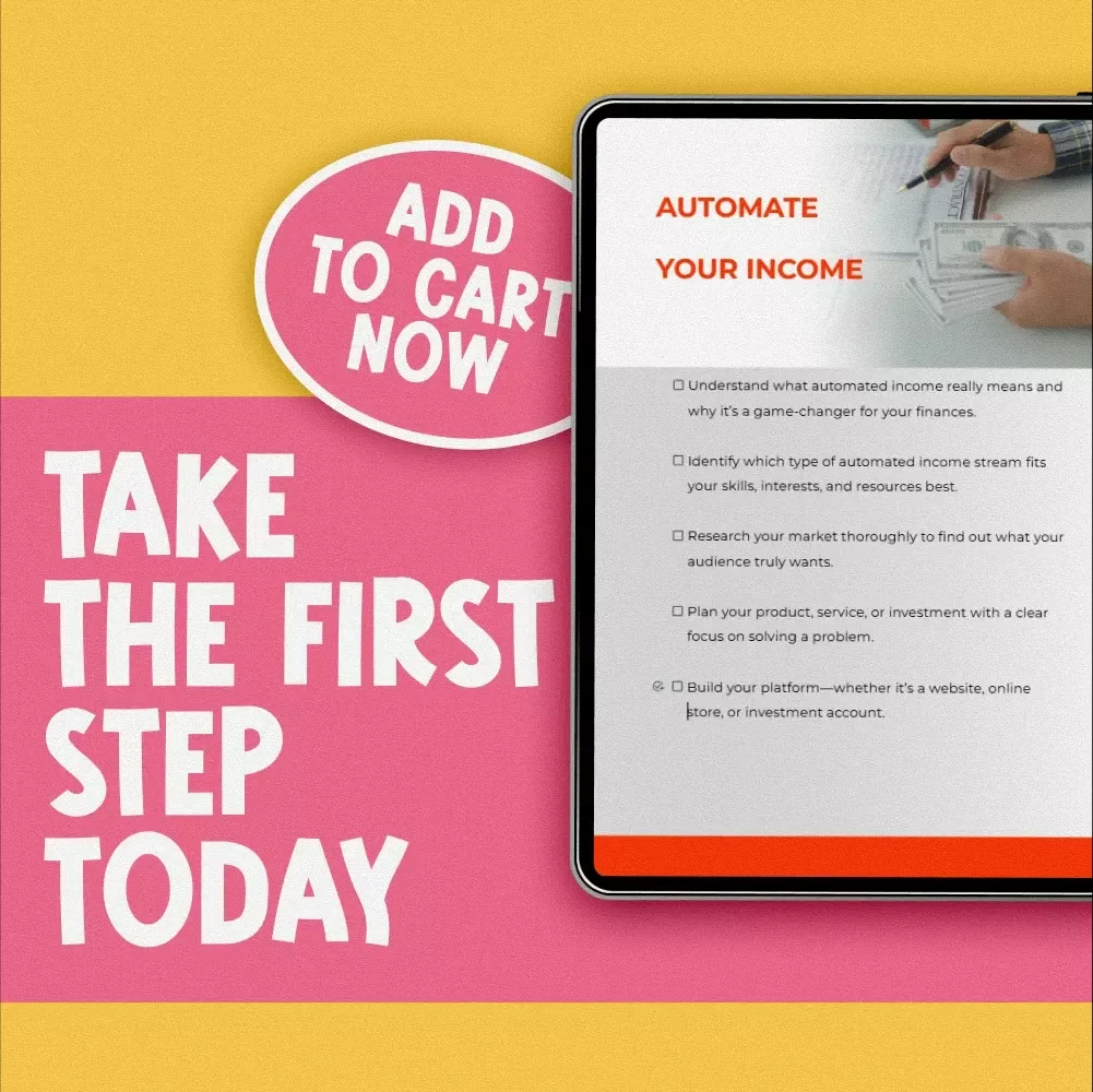 Automate Your Income Checklist - Digital Download for Automating Income Streams - Passive Money Guide - Financial Freedom Planner