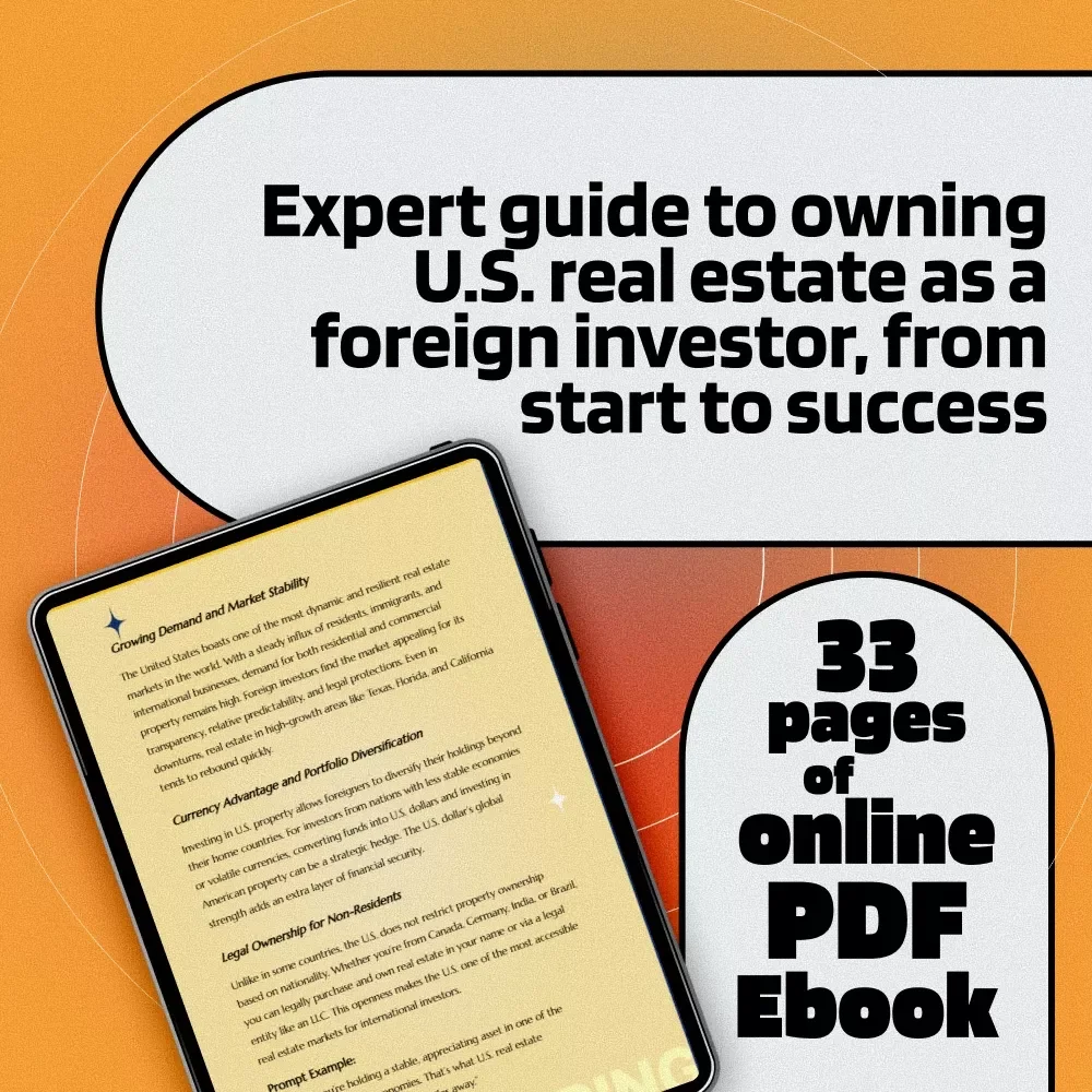 Unlocking the American Dream | How to Invest in US Property as a Foreigner | Real Estate eBook for International Buyers