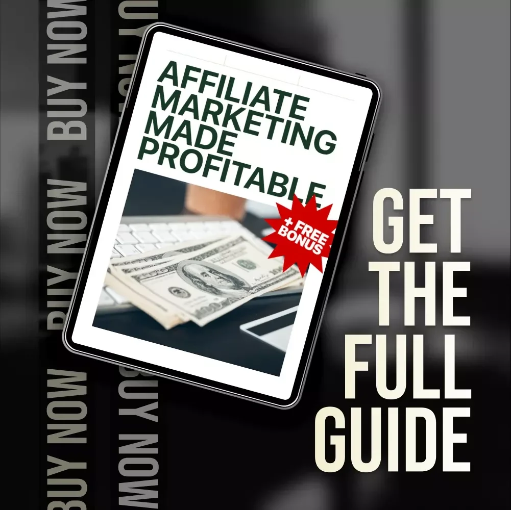 Affiliate Marketing Made Profitable | Guide to Affiliate Marketing Income Streams, Digital Download eBook for Beginners & Entrepreneurs