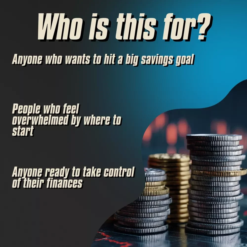The Checklist to Save $25,000 in 12 Months | How to Save $25000 in a Year | Digital Download Checklist PDF