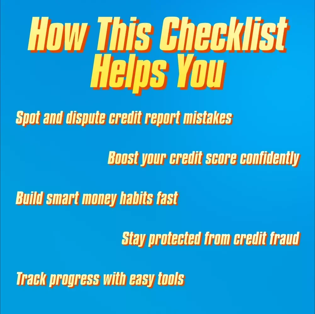 Your Ultimate Credit Fix & Flourish Checklist | Digital Credit Repair Guide | How Do Credit Repair Companies Work