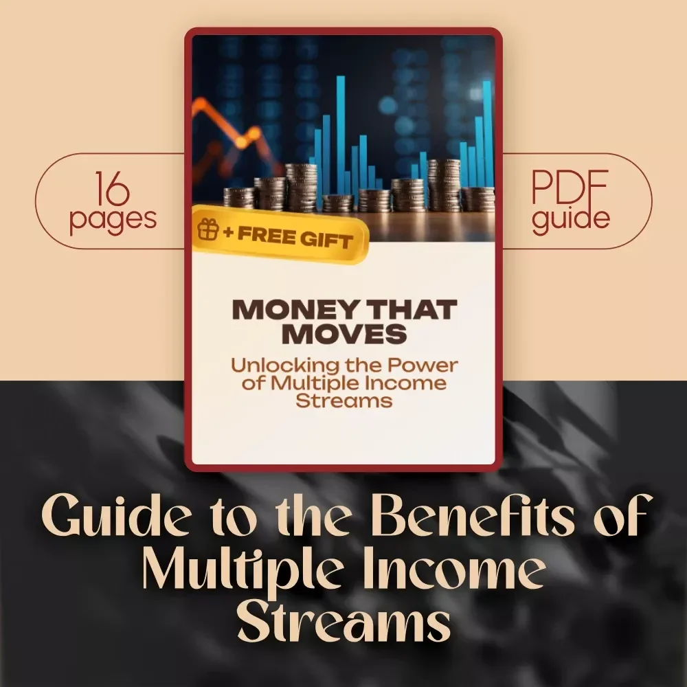 Money That Moves: Unlocking the Power of Multiple Income Streams - Guide to the Benefits of Multiple Income Streams | Digital Download eBook for Building Second Income & Financial Freedom