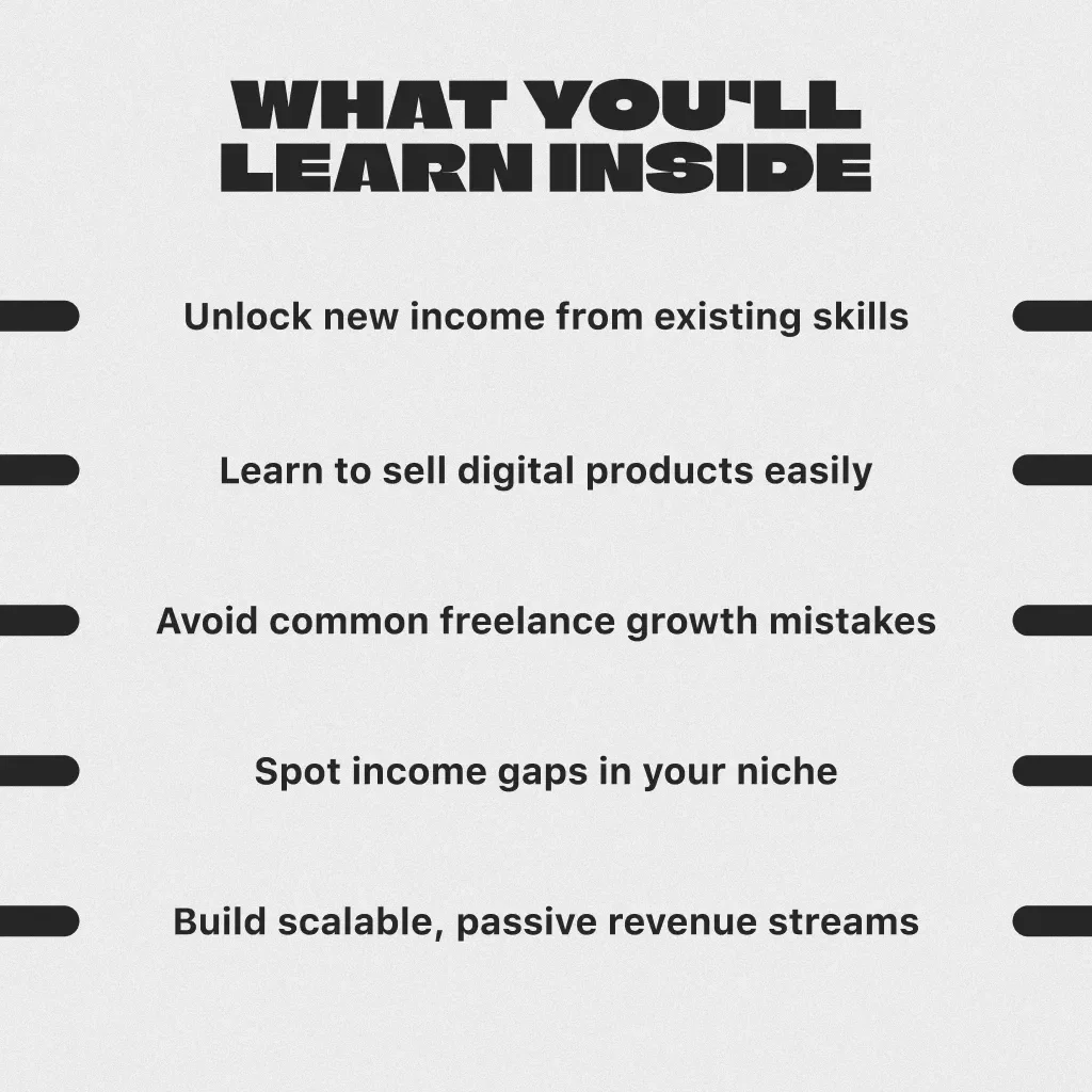 The Freelance Fortune Formula | Guide for Freelance Income Diversification, Passive Income & Service Expansion