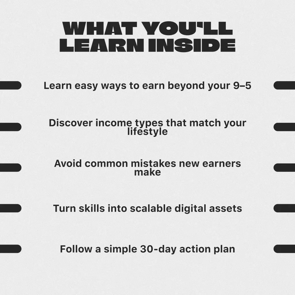 A Millennial’s Guide to Multiple Income Streams | Digital Guide for Millennials Seeking Financial Freedom & Side Hustle Success