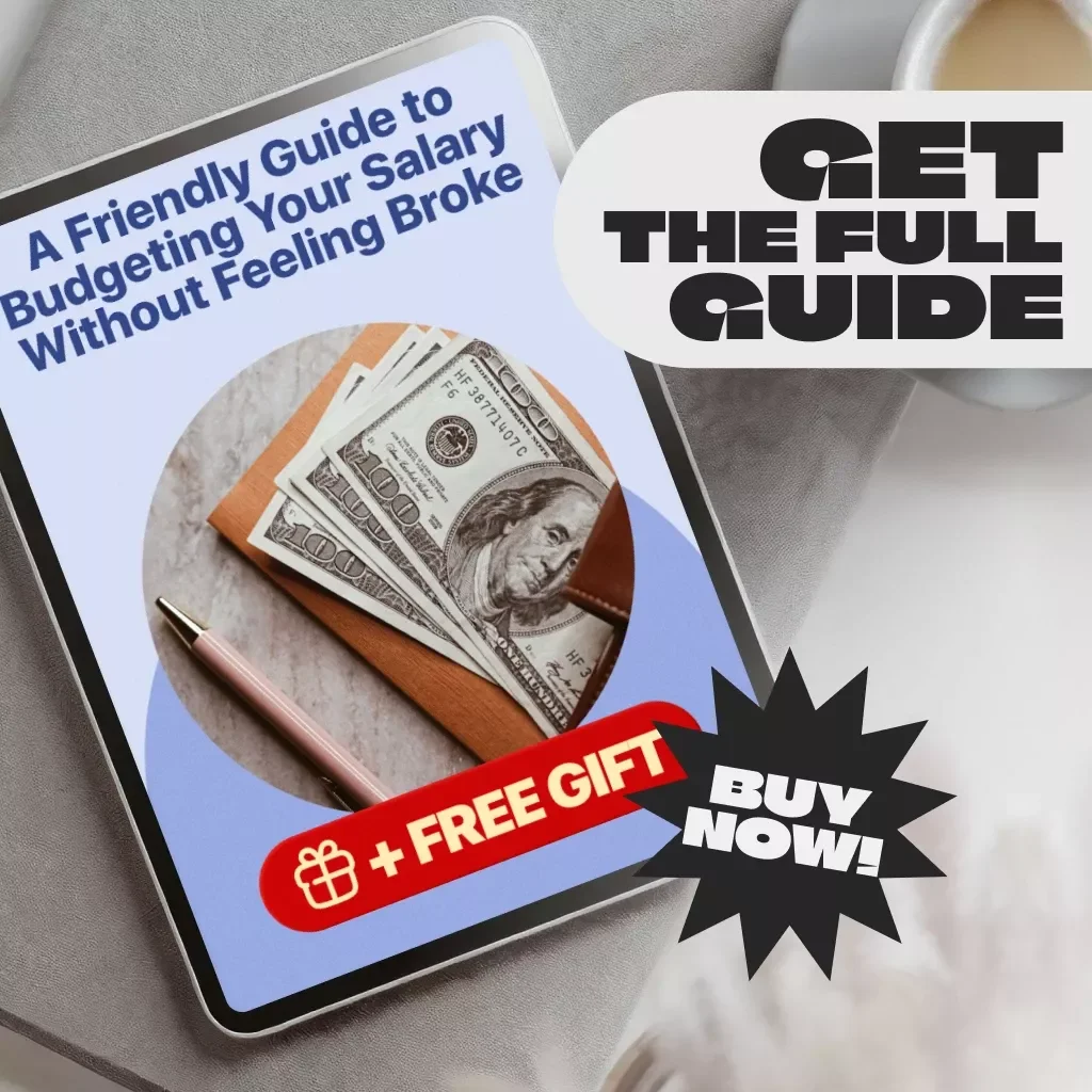 A Friendly Guide to Budgeting Your Salary Without Feeling Broke | How to Budget My Salary Digital Download