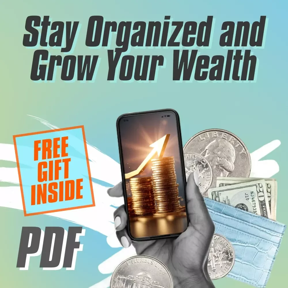 Stay Organized and Grow Your Wealth Checklist | Best Apps for Managing Income Streams | Digital Download